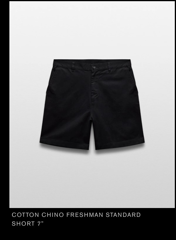 Cotton Chino Freshman Standard Short 7"