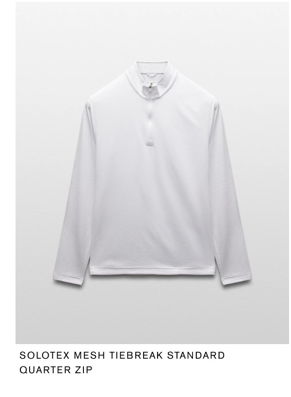 Solotex Mesh Tiebreak Standard Quarter Zip