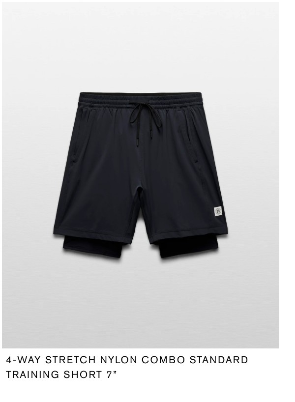 4-Way Stretch Nylon Combo Standard Training Short 7”