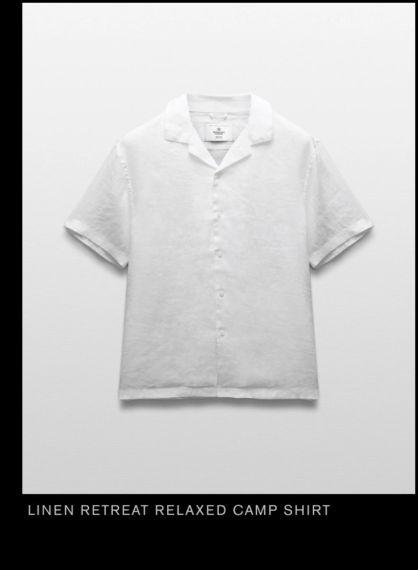 Linen Retreat Relaxed Camp Shirt