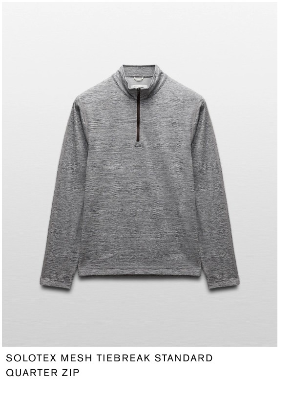 Solotex Mesh Tiebreak Standard Quarter Zip