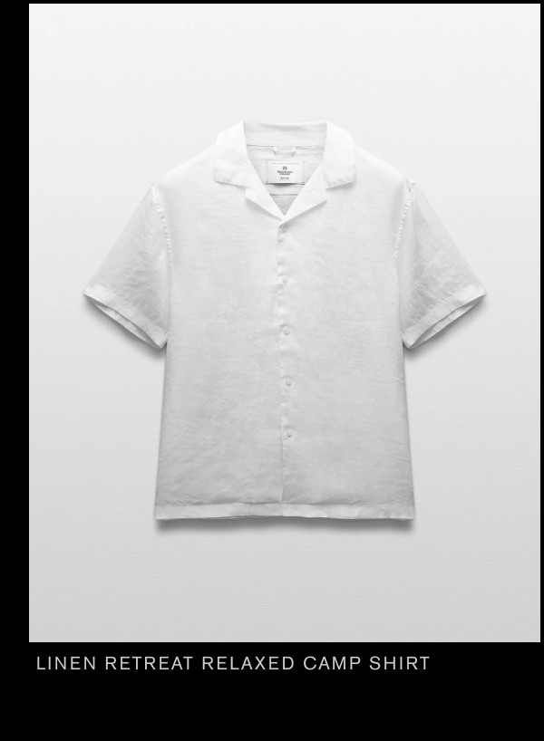 Linen Retreat Relaxed Camp Shirt