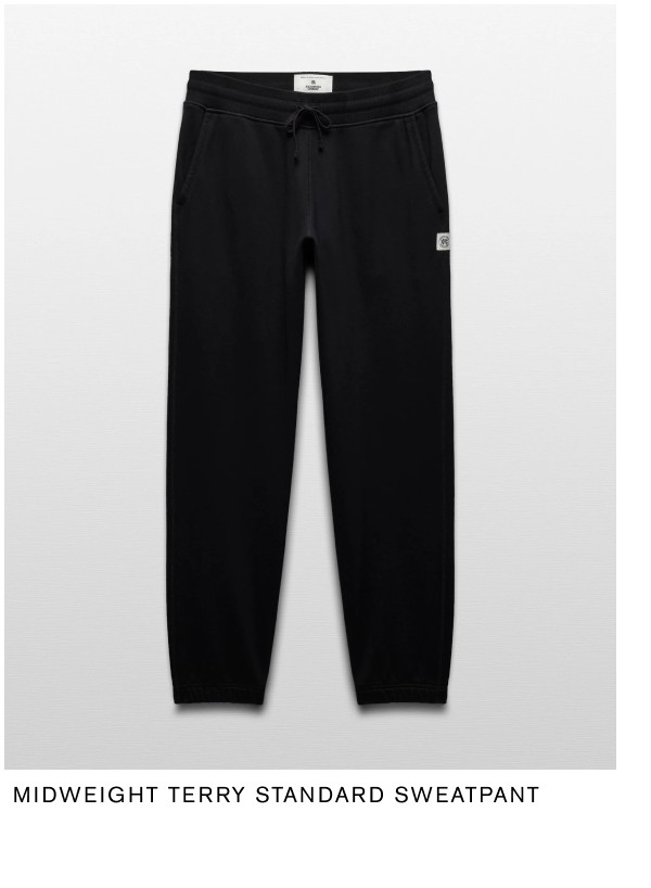 Midweight Terry Standard Sweatpant