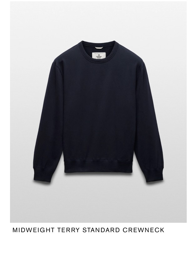 Midweight Terry Standard Crewneck