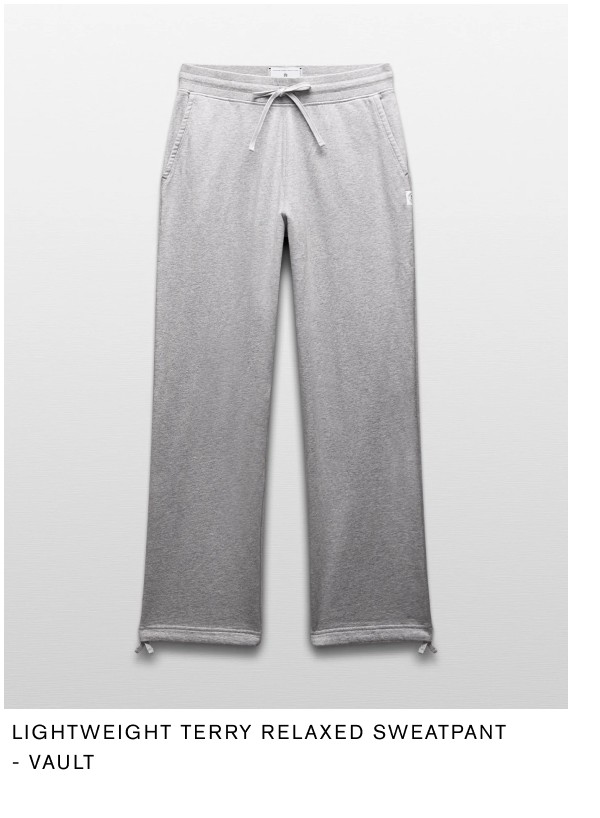 Lightweight Terry Relaxed Sweatpant - Vault