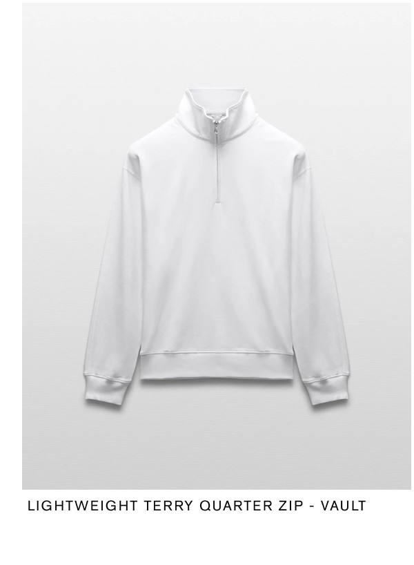 Lightweight Terry Quarter Zip - Vault