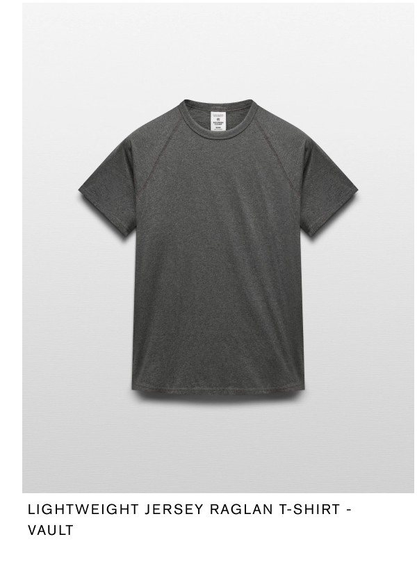 Lightweight Jersey Raglan T-Shirt - Vault