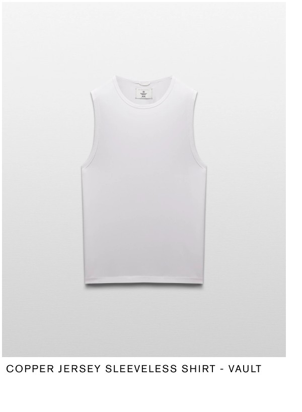 Copper Jersey Sleeveless Shirt - Vault