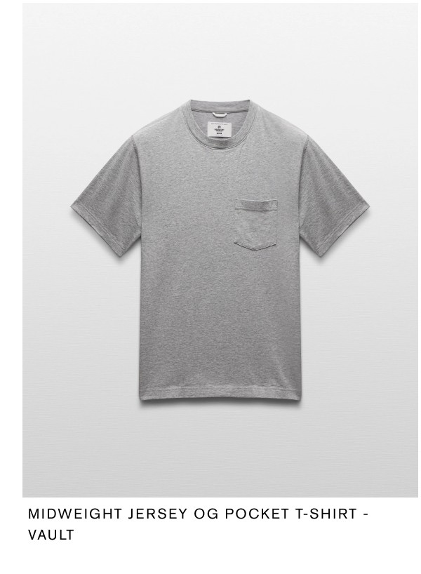 Midweight Jersey OG Pocket T-Shirt - Vault