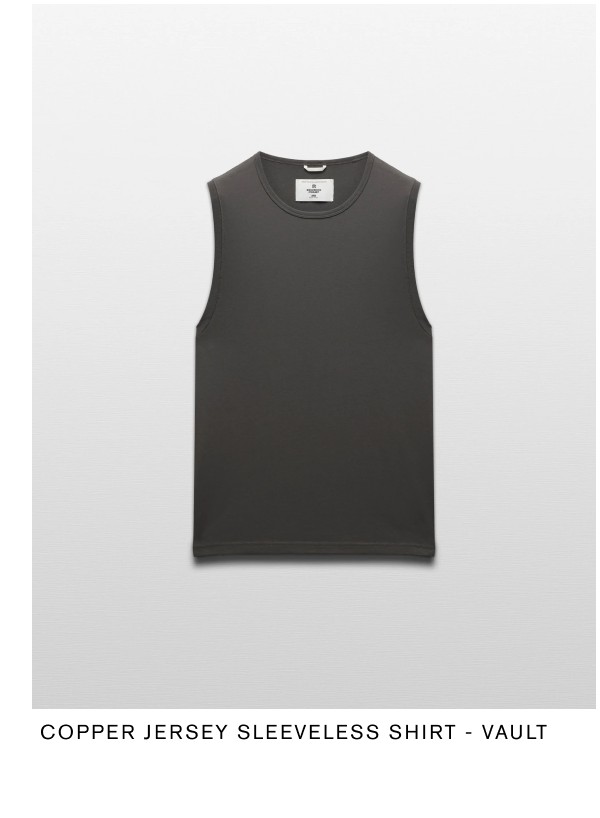 Copper Jersey Sleeveless Shirt - Vault
