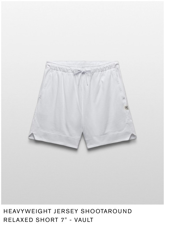 Heavyweight Jersey Shootaround Relaxed Short 7" - Vault