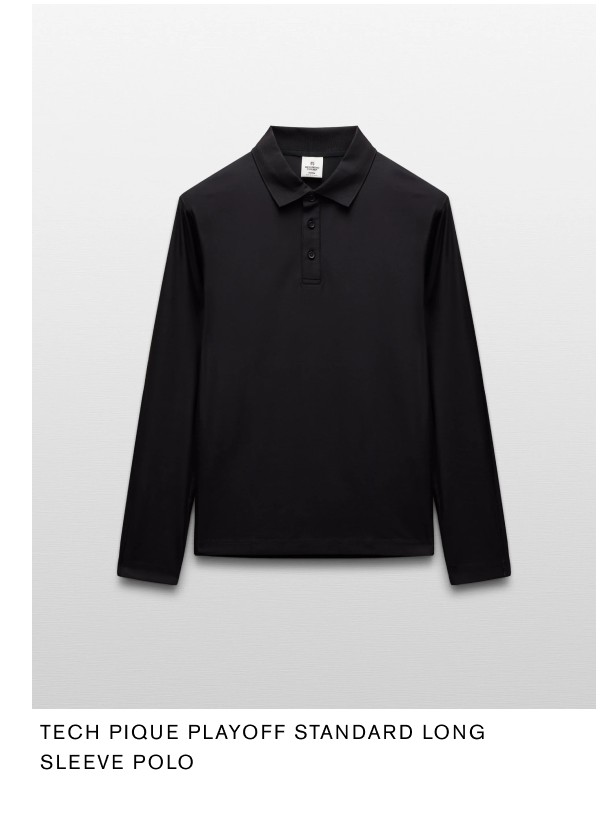 Tech Pique Playoff Standard Long Sleeve Polo