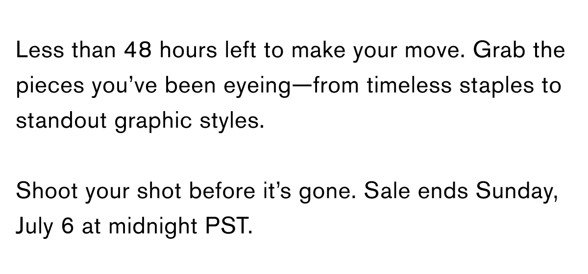 Midsummer Sale: Less Than 48 Hours Left