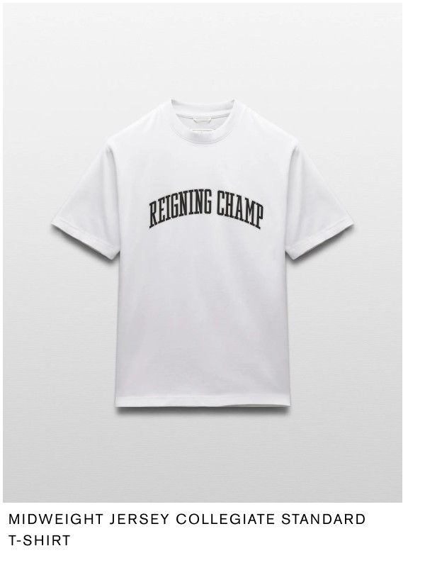 Midweight Jersey Collegiate Standard T-Shirt