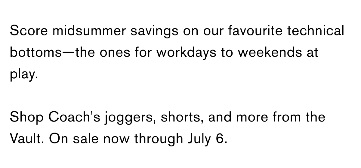 Performance Gear. Priced to Move.