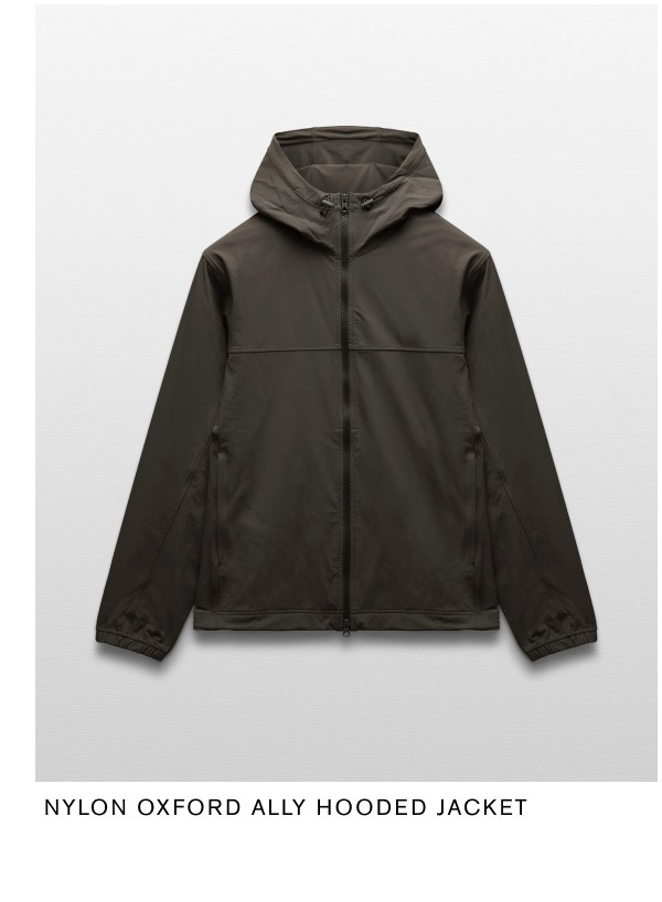 Nylon Oxford Ally Hooded Jacket