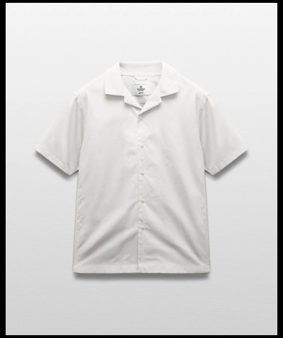 Cotton Poplin Palermo Relaxed Camp Shirt