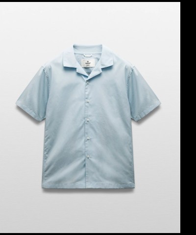 Cotton Poplin Palermo Relaxed Camp Shirt