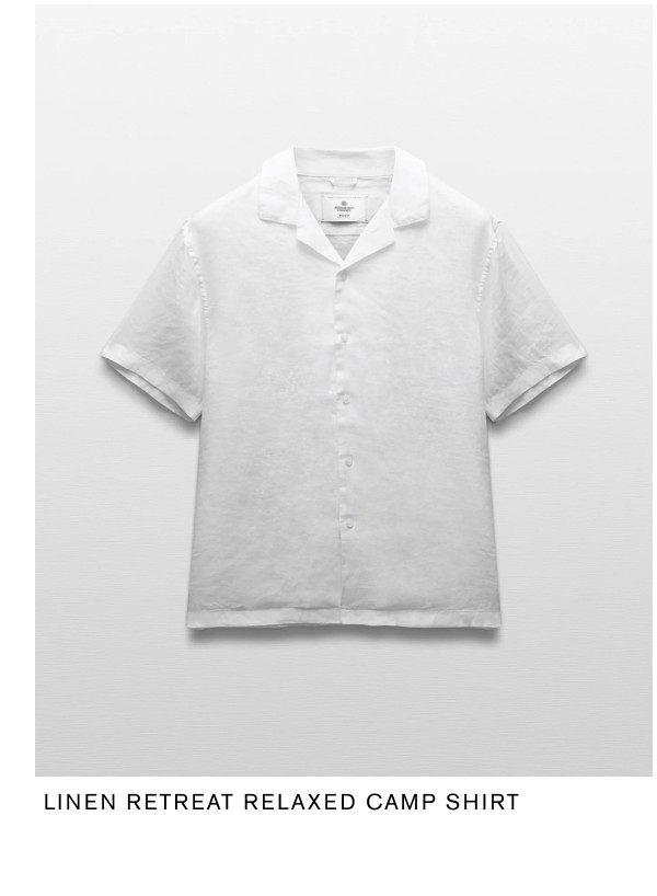 Linen Retreat Relaxed Camp Shirt