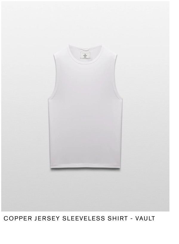 Copper Jersey Sleeveless Shirt - Vault