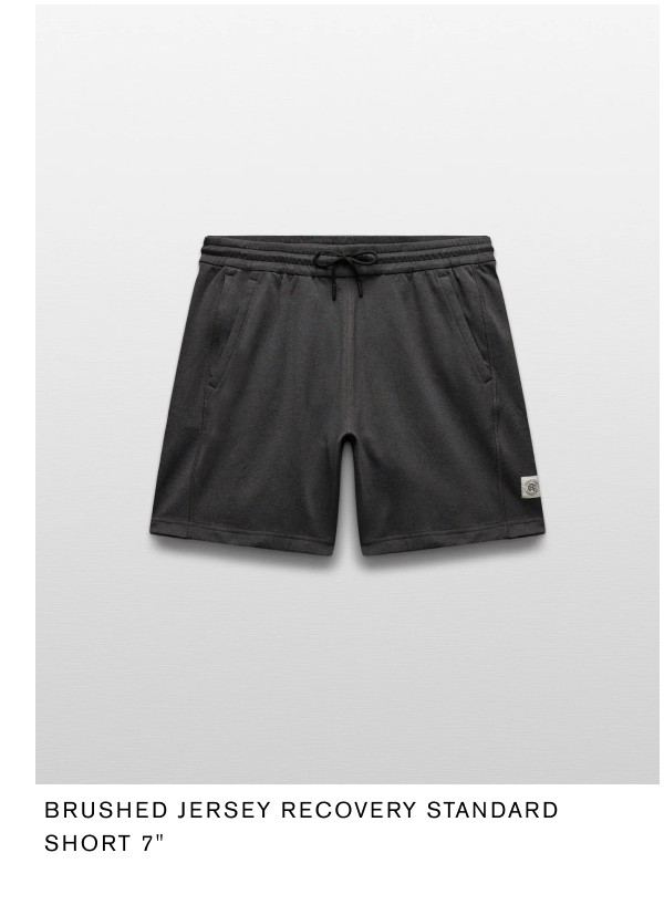 Brushed Jersey Recovery Standard Short 7"