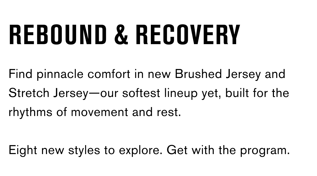 Introducing the Rebound & Recovery Program