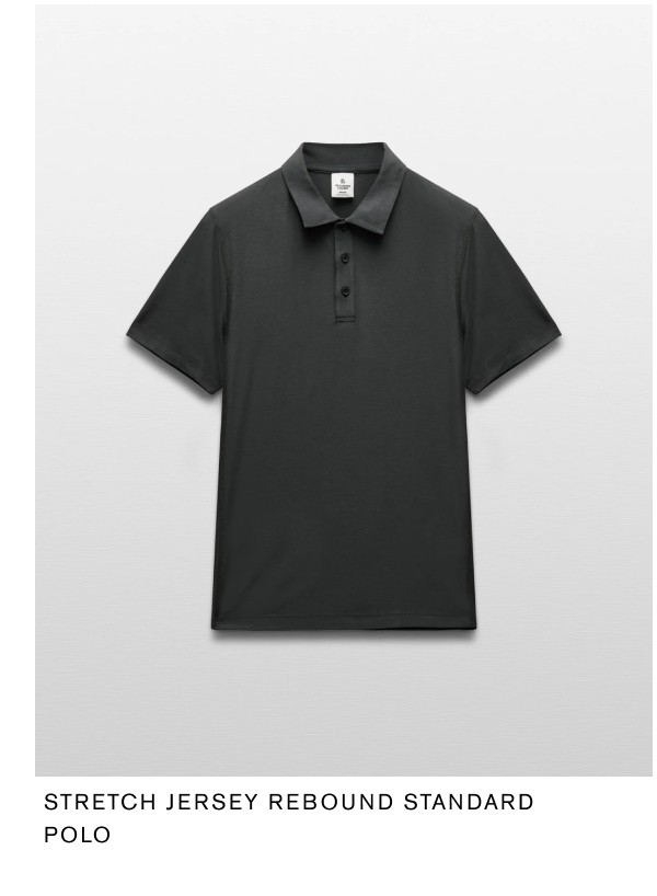 Stretch Jersey Rebound Standard Polo