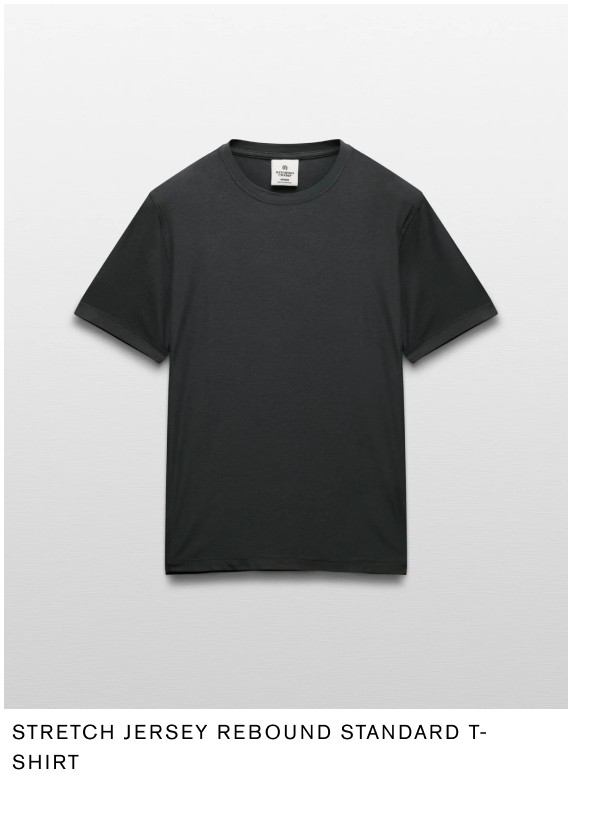 Stretch Jersey Rebound Standard T-Shirt