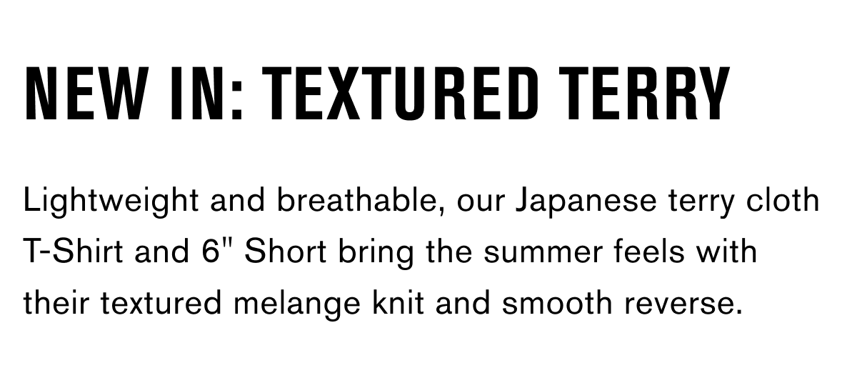 Terry with a Summer Touch
