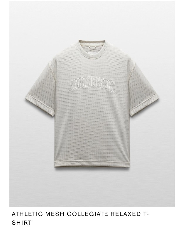 Athletic Mesh Collegiate Relaxed T-Shirt