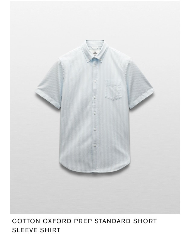 Cotton Oxford Prep Standard Short Sleeve Shirt