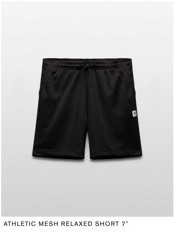 Athletic Mesh Relaxed Short 7"