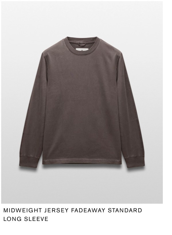Midweight Jersey Fadeaway Standard Long Sleeve