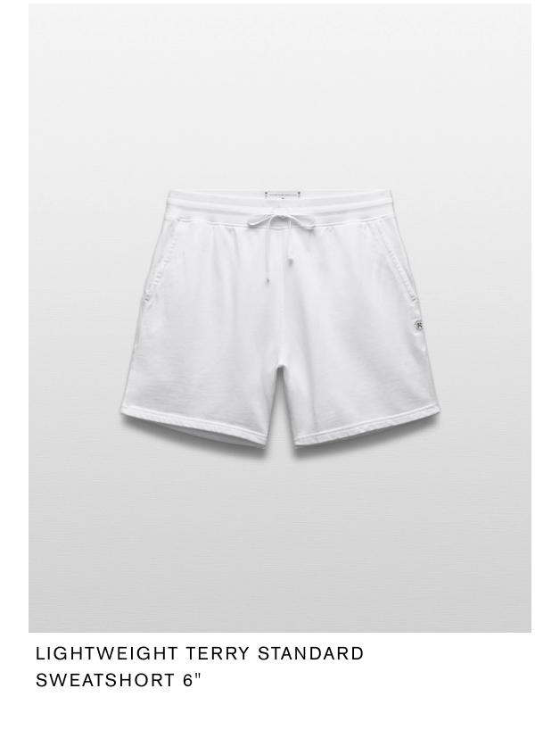 Lightweight Terry Standard Sweatshort 6"