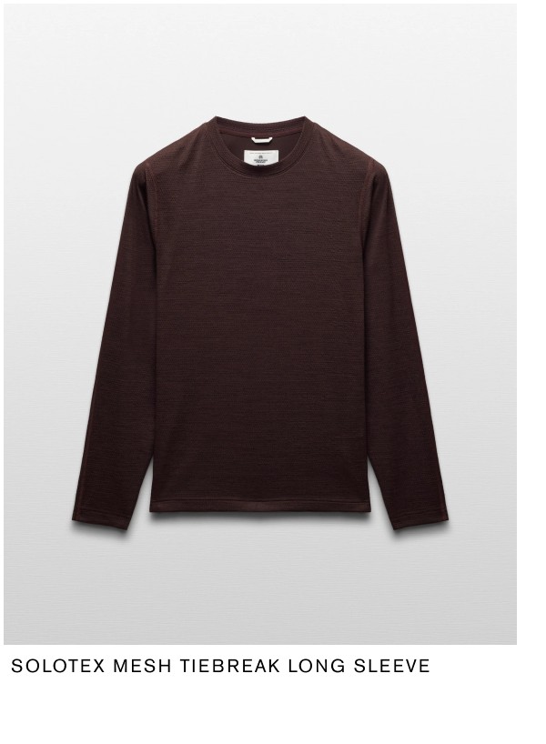 Solotex Mesh Tiebreak Long Sleeve
