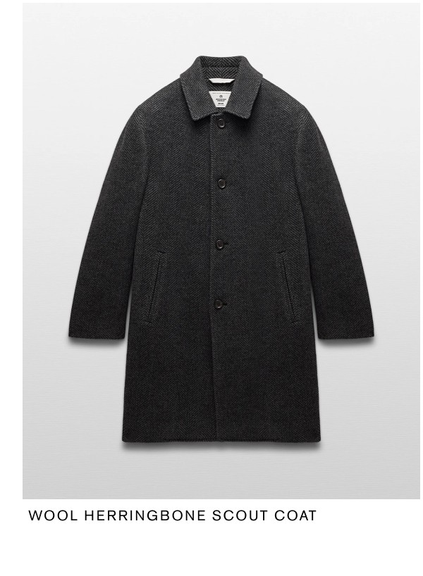 WOOL HERRINGBONE SCOUT COAT