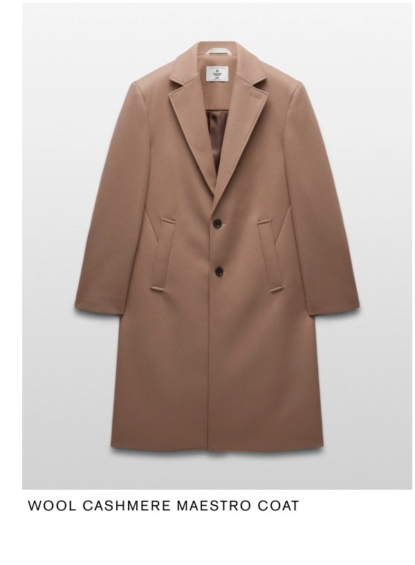 WOOL CASHMERE MAESTRO COAT