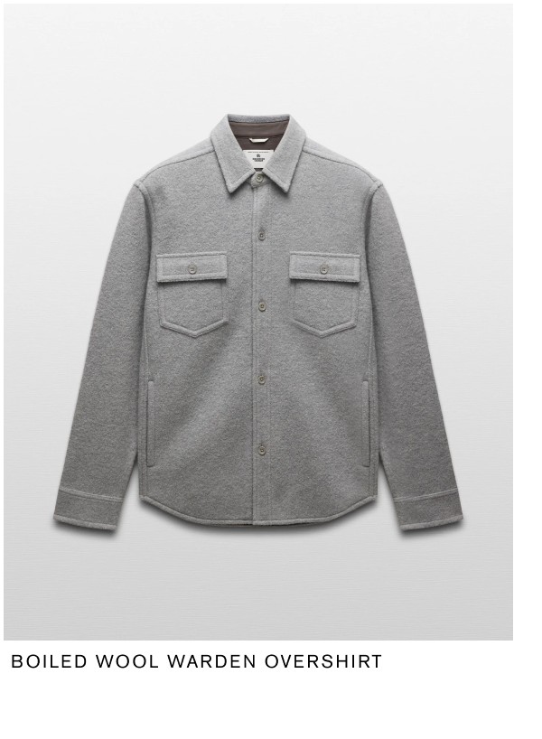 BOILED WOOL WARDEN OVERSHIRT