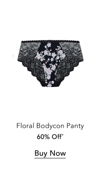 Shop the Floral Bodycon Panty