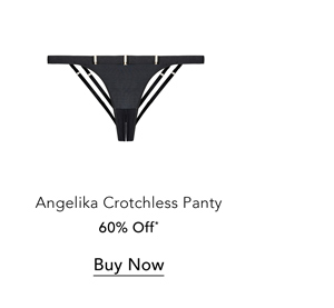 Shop the Angelika Crotchless Panty