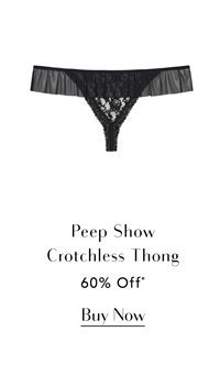 Shop the Peep Show Crotchless Thong