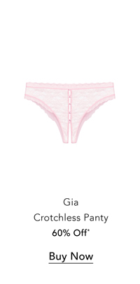 Shop the Gia Crotchless Panty