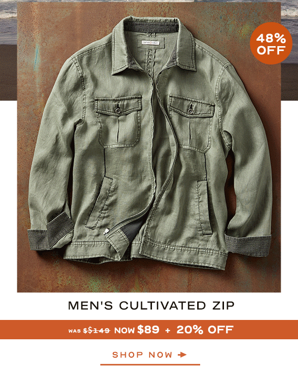 Men's Cultivated Zip