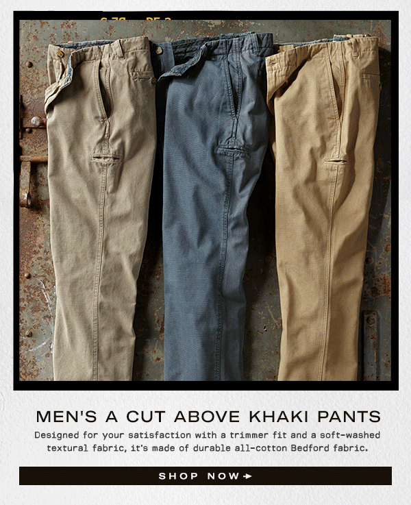 Men's A Cut Above Khaki Pants