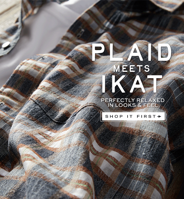 Plaid Meets Ikat