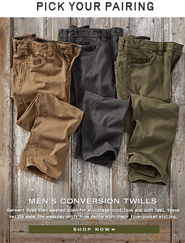 Men's Conversion Twills