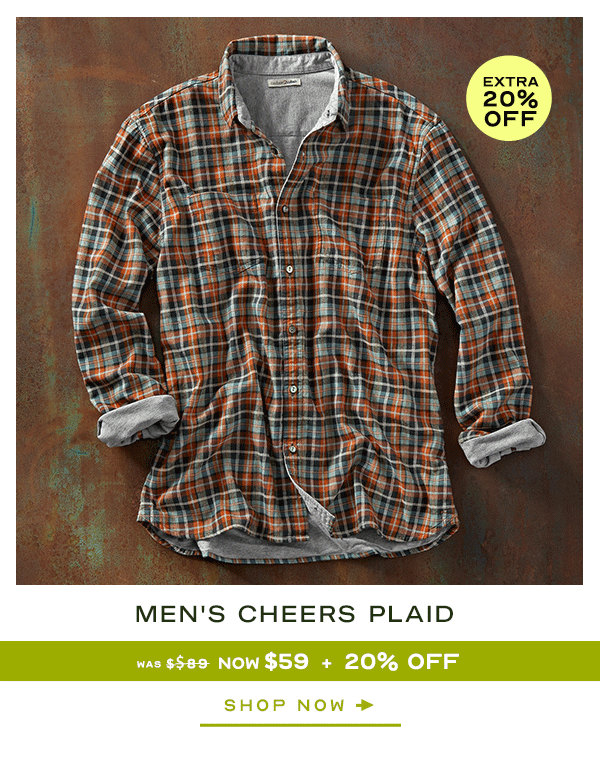 Men's Cheers Plaid