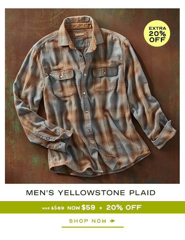 Men's Yellowstone Plaid