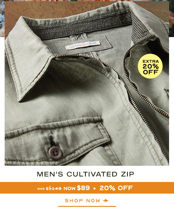 Men's Cultivated Zip