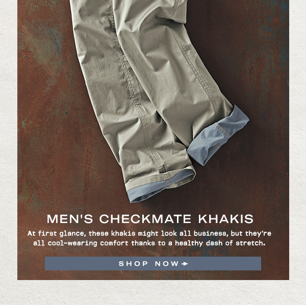 Men's Checkmate Khakis